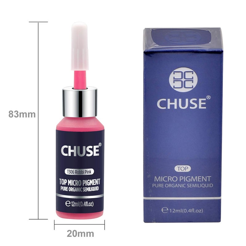 Chuse صبغات شفاه CHUSE PMU 0.4 أونصة/12 مل (T306 بوبى بينك) - Image 3