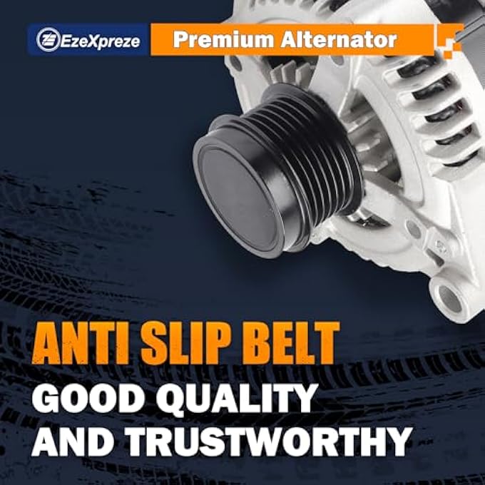 E EZEXPREZE Ezexpreze Alternator Compatible with Chrysler 200 11-14, Town & Country alternator 11-16 & Dodge Avenger 11-14, Grand Caravan 11-20, Journey 11-19 & Ram C/V & VW Routan, V6 3.6L,11570N, 11570 - Image 5