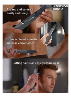 SYOSI Men's Body Hair Trimmer,  Body Shavers for Mens Trimmer for Face and Body, Electric Trimmer Waterproof Beard Trimmer Cordless Body Groomer for Men Bikini Trimmer Women USB Rechargeable  - Image 4
