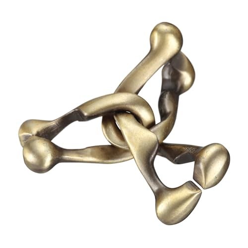 BePuzzled | Trinity Hanayama Metal Brainteaser Puzzle Mensa Rated Level 6, for Ages 12 and Up - Image 2