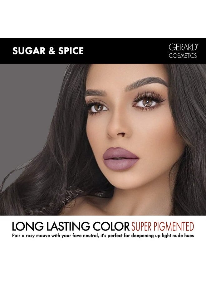 Gerard Cosmetics - Lip Pencil Adds Depth To Neutral Colors Enhances Lip Shape And Prevents Lipstick Feathering And Smudging Applies Smooth And Stays Put All Day Sugar And Spice 0.04 Oz - Image 1