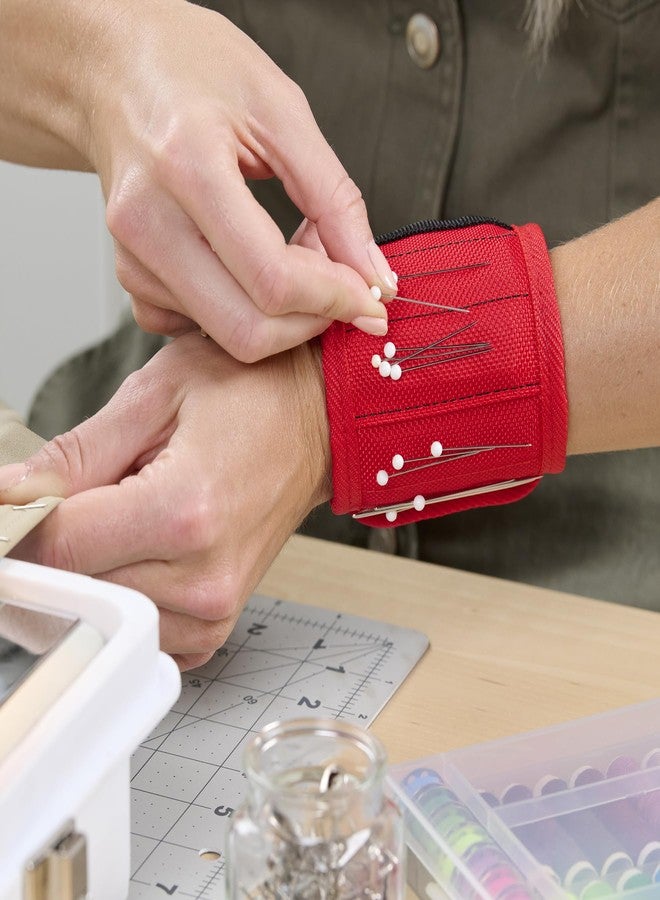 Wrap-It Storage MagSnap Magnetic Wristband by Wrap-It Storage - Red - Great Gift for Dad Tool Belt and Screw Holder - Image 5
