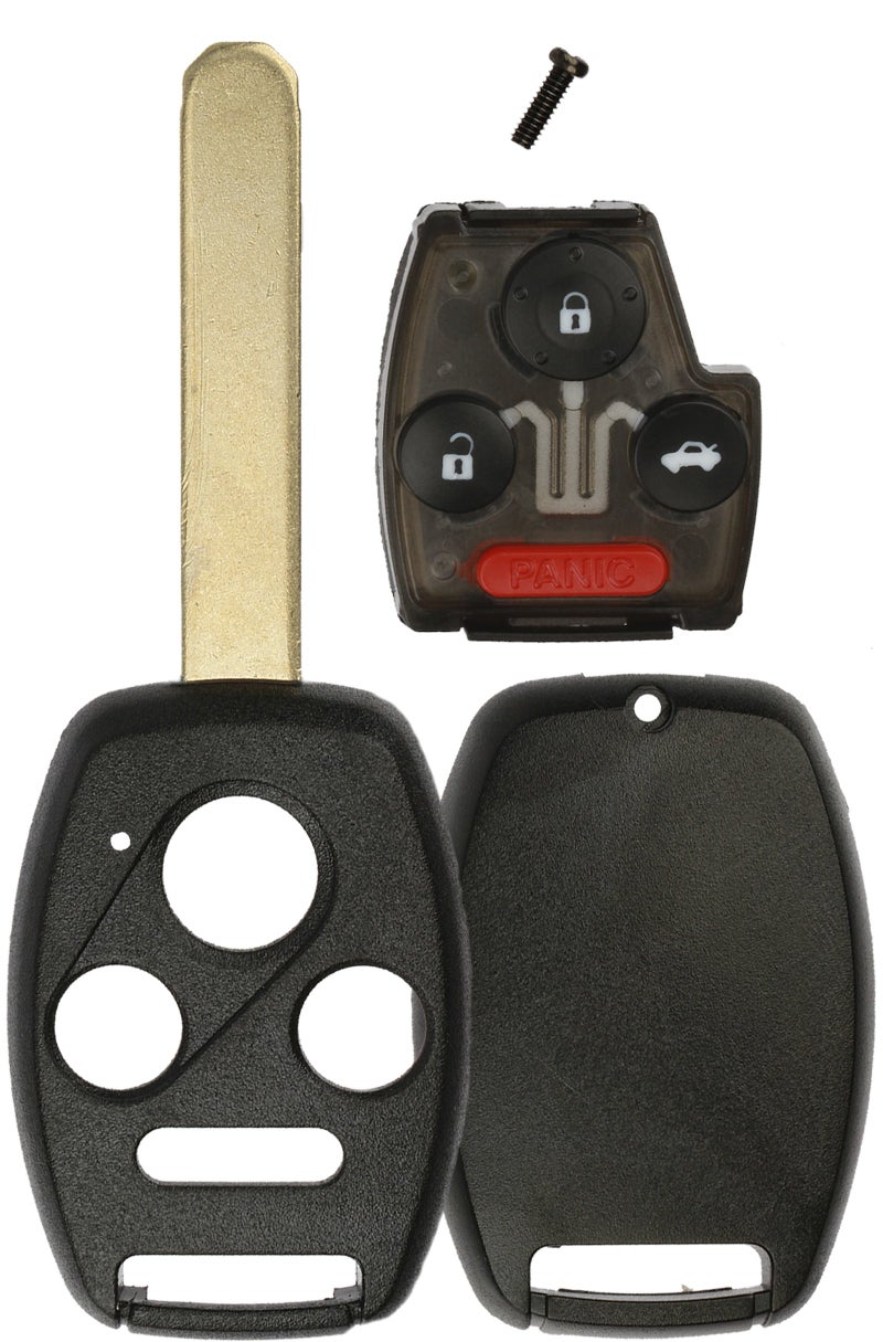 KeylessOption Keyless Remote Uncut Key Fob Shell Button Pad With Chip Slot For OUCG8D-380H-A - Image 5