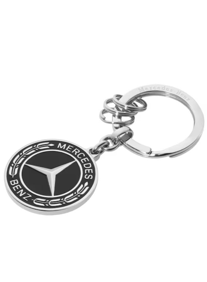 Mercedes-Benz Key ring, Untertürkheim, Black and Silver - Image 1