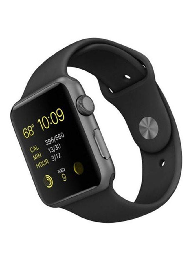 NIBEMINENT Silicone Replacement Band For Smart Watch Black - Image 3