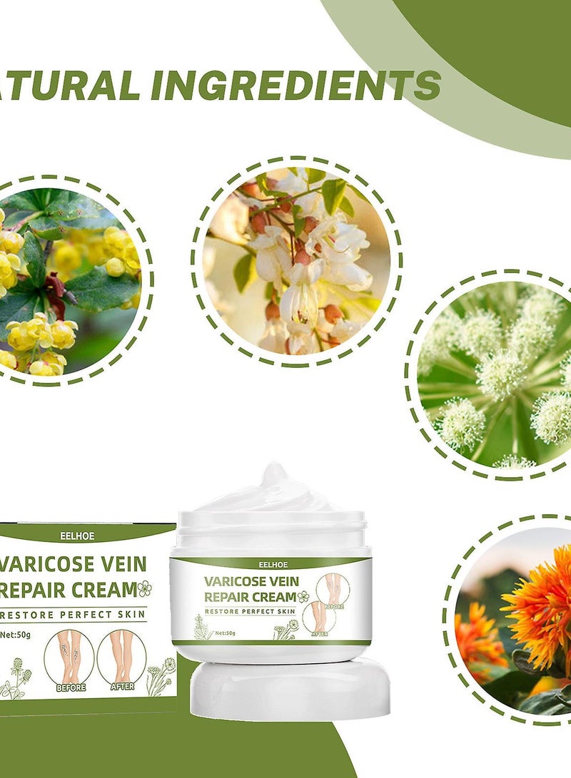 EELHOE كريم إصلاح دوالي الساقين EELHOE، 50 جرام - Image 3