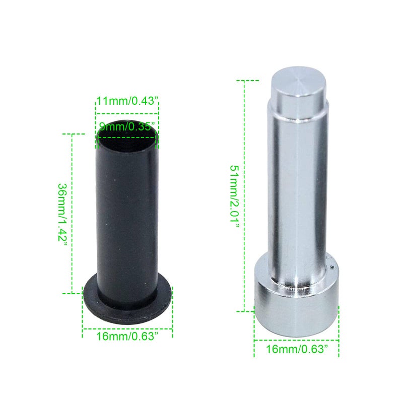 FZJDSD 4Pcs Door Hinge Pin Liners Bushings Kit Compatible with Jeep Wrangler TJ YJ CJ LJ 1986-2006 - Image 2