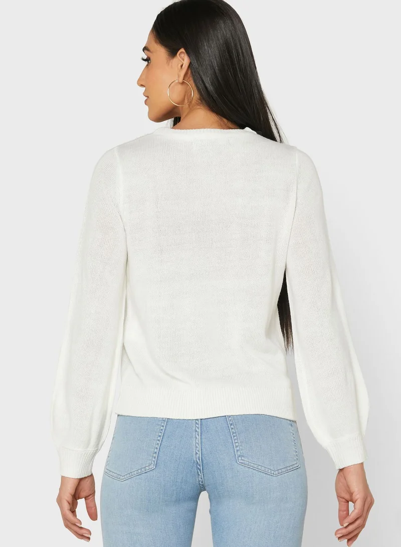 VERO MODA Graphic Knitted Sweater