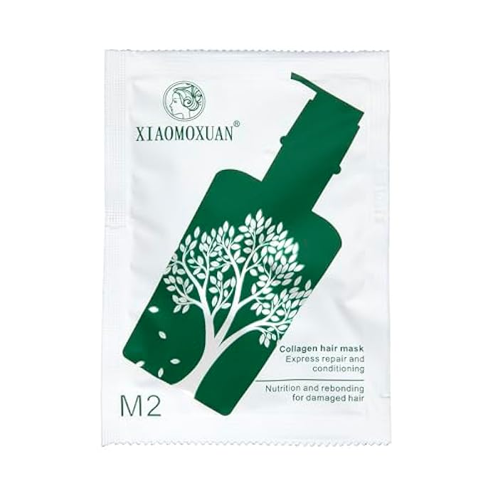 Xiaomoxuan Collagen Hair Care Travel Sample Pack - 10 Shampoo Sachets + 10 Hair Mask Sachets (20 Sachets Total) - Image 4