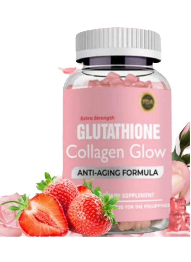 Daynee 60 Glutathione Collagen Gummies, Boost Skin Radiance, Fight Wrinkles, Strengthen Hair & Support Immune Health with Antioxidants  - Image 5