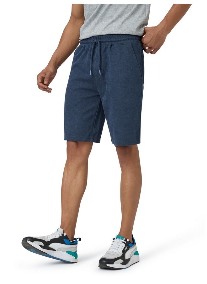 XYXX XYXX Men Cotton Rich Shorts, Regular Fit, Solid, Pack of 1, XYSHT10L, Midnight Blue, L  - Image 4