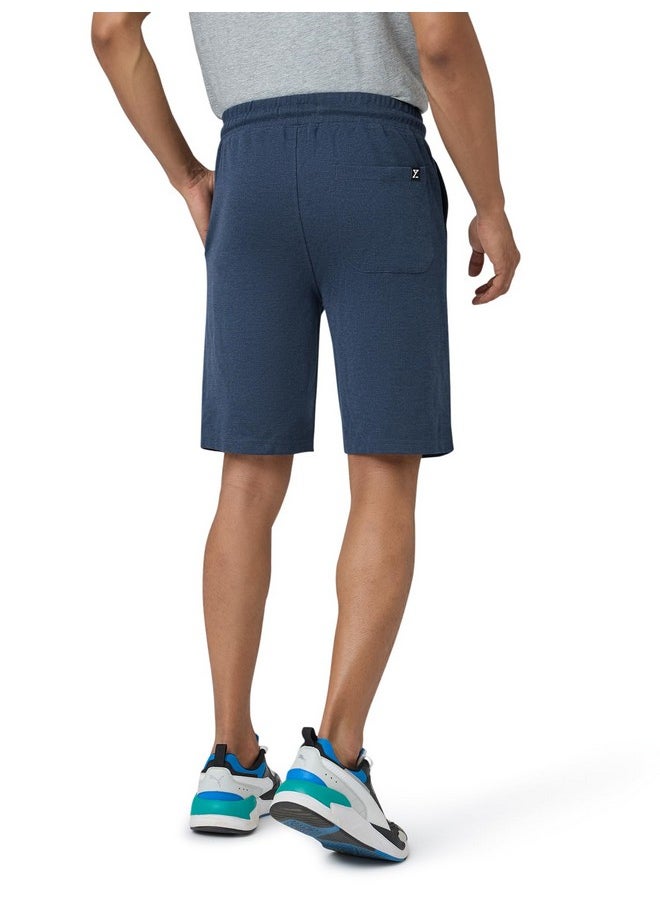 XYXX XYXX Men Cotton Rich Shorts, Regular Fit, Solid, Pack of 1, XYSHT10L, Midnight Blue, L  - Image 2