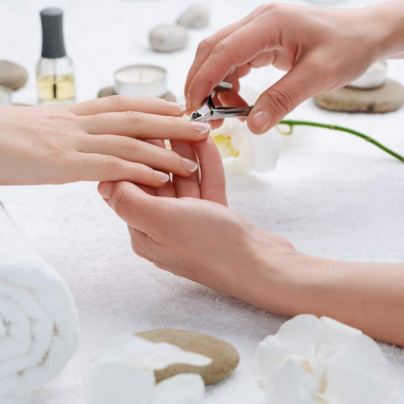 Mudder 3 Packs Cuticle Nippers Cutter Tool Stainless Steel Nail Cuticle Trimmer Remover with Pointed Blade Scissors Pedicure Manicure Tool for Fingernails Nails Care and Toenails(Silver) - Image 2