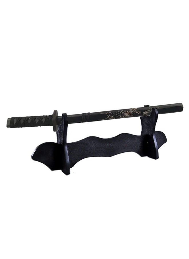 Realfrog 2 Piece Wooden Sword Display Stand, Samurai Sword Support Stand, Magic Wand Stand, Diy Display Stand,Plastic Display Stand, Game Anime Stand  - Image 2