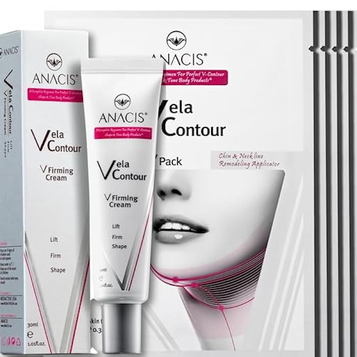 Anacis Advanced Neck Cream and Masks Targets Fine Lines, Wrinkles, Loss of Firmness, Elasticity, and Uneven Skin Tone for Women and Men Face Moisturizer - Image 1