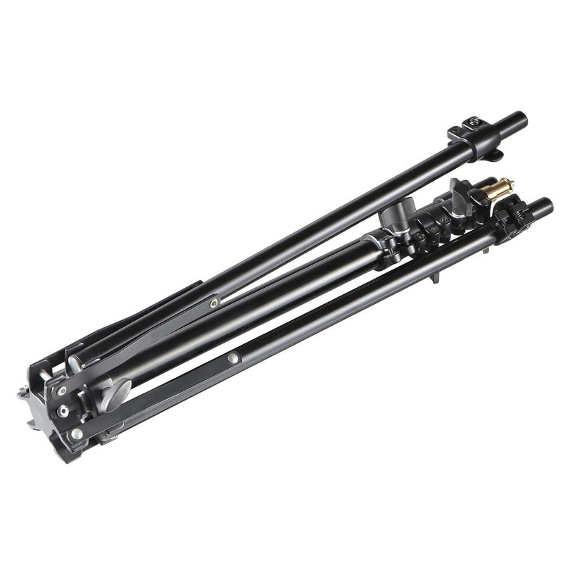 Godox حامل ضوء قابل للتعديل 190F بطول 74 بوصة | حامل ضوء خفيف الوزن ومحمول من الألمنيوم للإضاءة الدائرية، العاكس، وحدات الفلاش، الموزع، البورتريه، صندوق الضوء، إضاءة الاستوديو | قدرة تحميل 3 كجم | أسود - Image 4