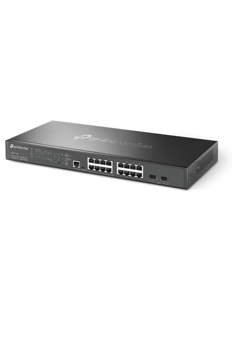 Tp-link Tl TP-Link Omada SG3218XP-M2 | 16 Port Multi-Gig 2.5G PoE Switch, 2x10GE SFP+ Port, 8 PoE+ Port@240W | L2+ Smart Managed | Support Omada SDN | Static Routing, IGMP Snooping, Abundant Security Features - Image 2