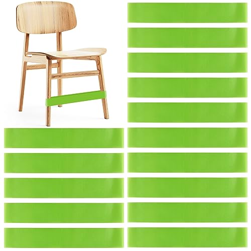 PLULON 15 Pack Chair Bands for Kids with Fidgety Feet Chair Stretch Foot Band Fidget Bands Flexible Seating For Classroom Elementary Chairs Desks - Green - Image 1