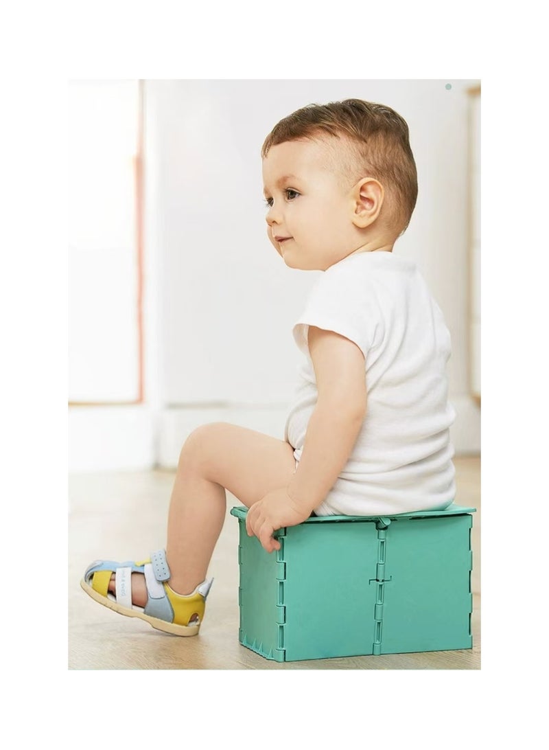 Children's Folding Toilet，Portable Potty Seat,Kids Outing Travel Car Toilet Seat with Travel Bag (Pink) - Image 5