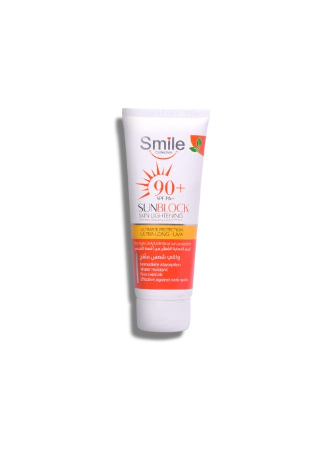 SMILE Sunblock SPF 90 – High Protection Sunscreen for Face & Body | Broad Spectrum UVA/UVB