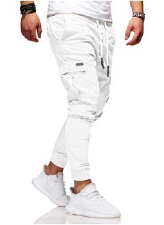 Men's Three-Dimensional Patch Pocket Elastic Sports Pant