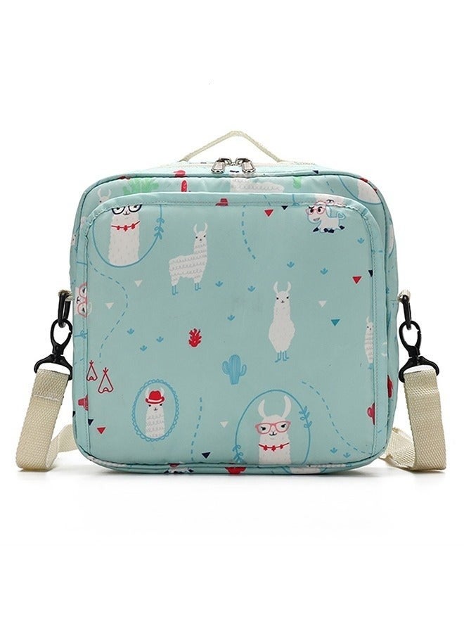 دوكو حقيبة حفاضات، حقيبة تنظيم حفاضات الطفل، حقيبة أمومة، حقيبة تخزين حفاضات، حقيبة رطبة، منظم حقائب لحمل الأغراض، حقيبة مفردة الكتف للسفر، حقيبة تنظيم للحقائب، حقيبة تخزين حفاضات. - Image 1