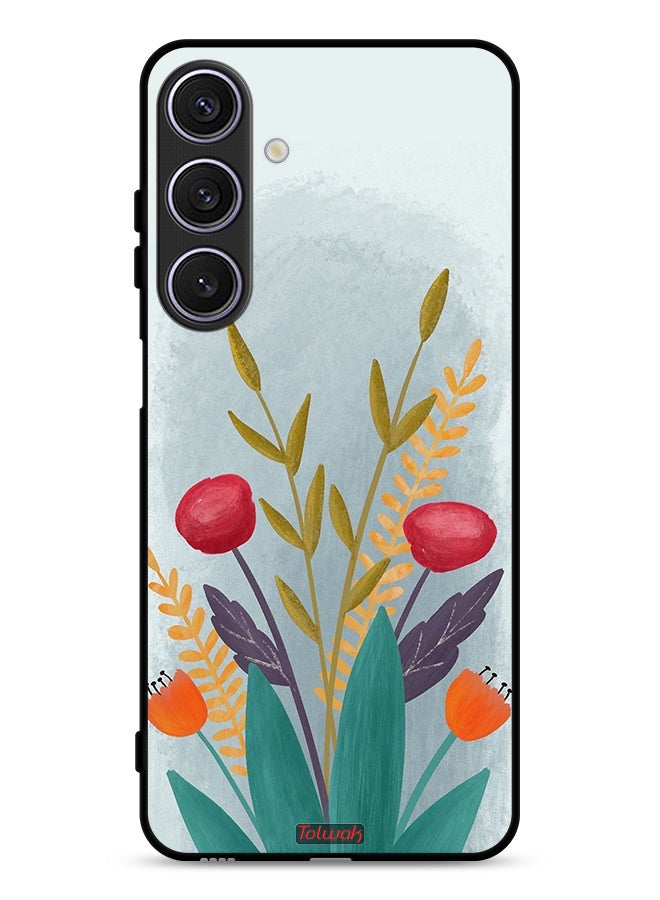 Tolwak Samsung Galaxy A26 Protective Case Cover Plants Drawing Art - Image 1