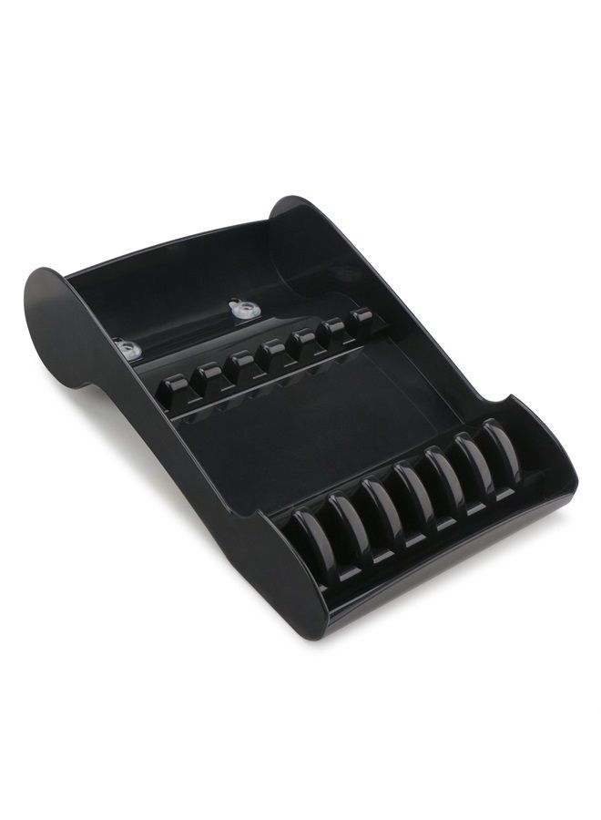 Segbeauty Hair Salon Shear Holder, Segbeauty Professional Hair Cutting Scissors Rack for Stylist, Salon Barber Shop Scissors Organizer for Hairdressers, Scissors Storage Tray Available for 6 Scissors - Image 1