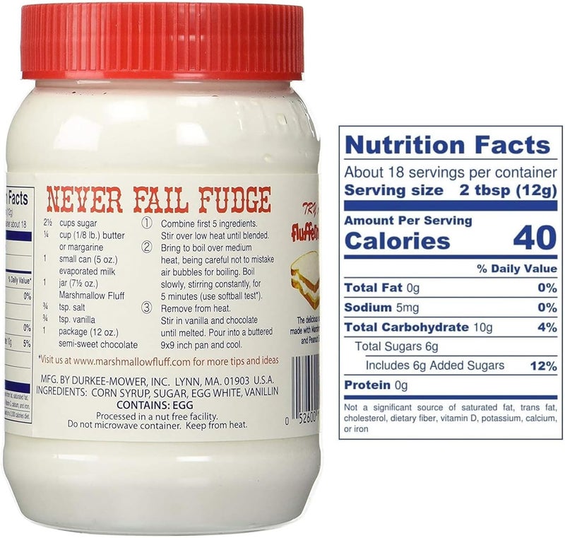 Marshmallow Fluff Spread - 7.5oz Jar - Image 2