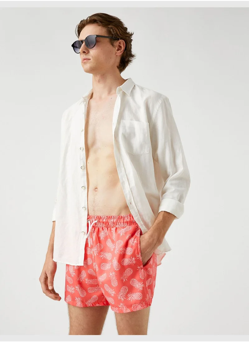 KOTON Printed Sea Shorts