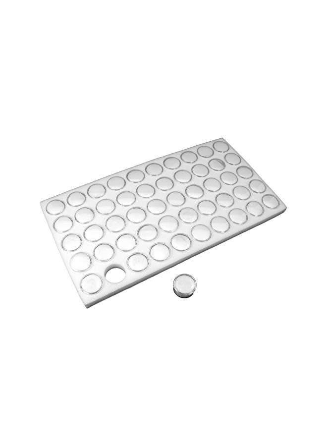 FindingKing White Gem Jar Jewelry Tray Insert Gemstone Display Clock Parts Unit - Image 1