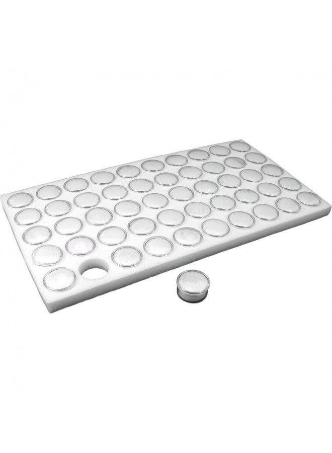 FindingKing White Gem Jar Jewelry Tray Insert Gemstone Display Clock Parts Unit - Image 3