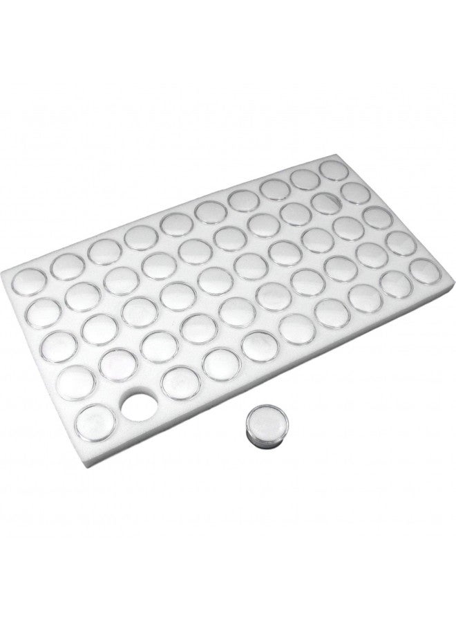 FindingKing White Gem Jar Jewelry Tray Insert Gemstone Display Clock Parts Unit - Image 2