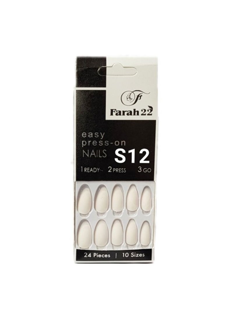 Farah22 24-Piece False Nails