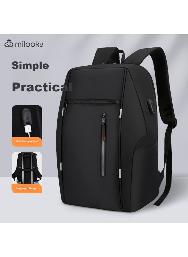 Milooky 14/16/15.6 Inch Large Capacity Men's Backpack Laptop Bag Business Travel Bag - Image 1