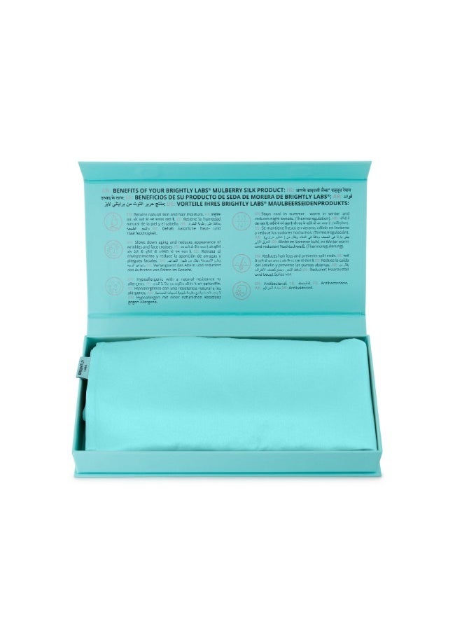 BRIGHTLY LABS Silver-Infused Mulberry Silk Pillowcase - Antibacterial, Hypoallergenic, Skin & Hair Care - Grade 6A Silk with Silver Ion Treatment. King size, Envelope closure.  - Image 4