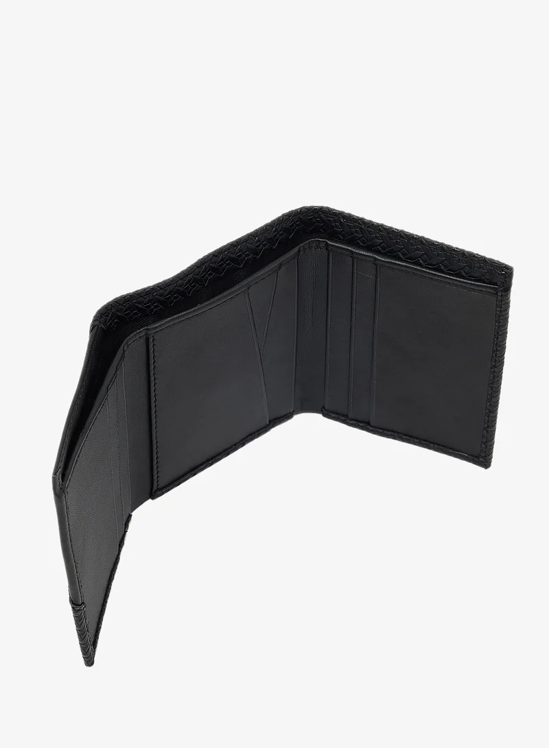 Robert Wood  Essential fabric contrast Trifold leatherette Wallet for Men | Best Price UAE