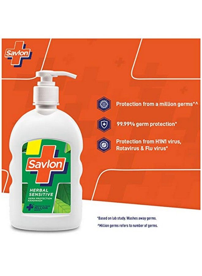 Savlon Herbal Sensitive Ph Balanced Liquid Handwash 200Ml - Image 3