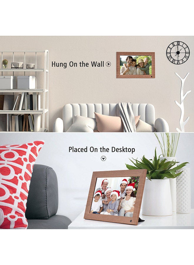 ANDOER - Andoer 10 Inch WiFi Digital Photo Frame Smart Digital Picture Frame Wall Mountable - Image 1
