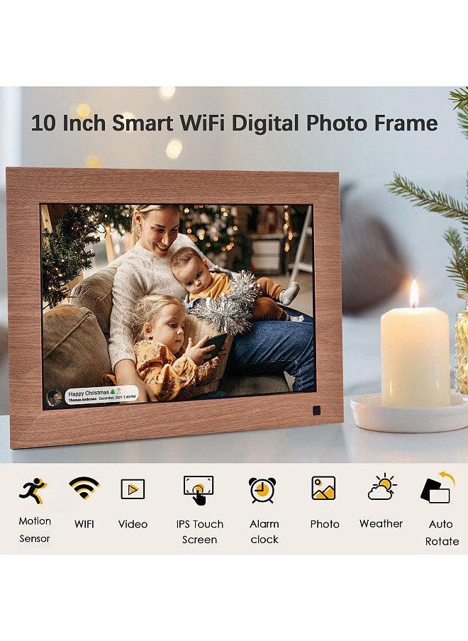 ANDOER - Andoer 10 Inch WiFi Digital Photo Frame Smart Digital Picture Frame Wall Mountable - Image 1