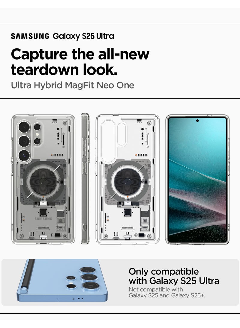 Spigen - Ultra Hybrid MagFit for Samsung Galaxy S25 ULTRA Case Cover with MagSafe (2025) - Neo One - Image 1