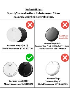 robotyedek robotspare Xiaomi Mop 2 Pro (White) MJST1SHW Compatible Replacement Brush Filter Set - 6 Pieces  - Image 2