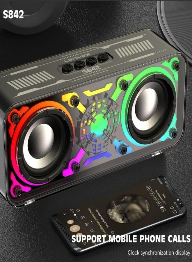 لينيس مكبر صوت لاسلكي بقوة 18 وات مزود بإضاءة ملونة RGB - Image 3