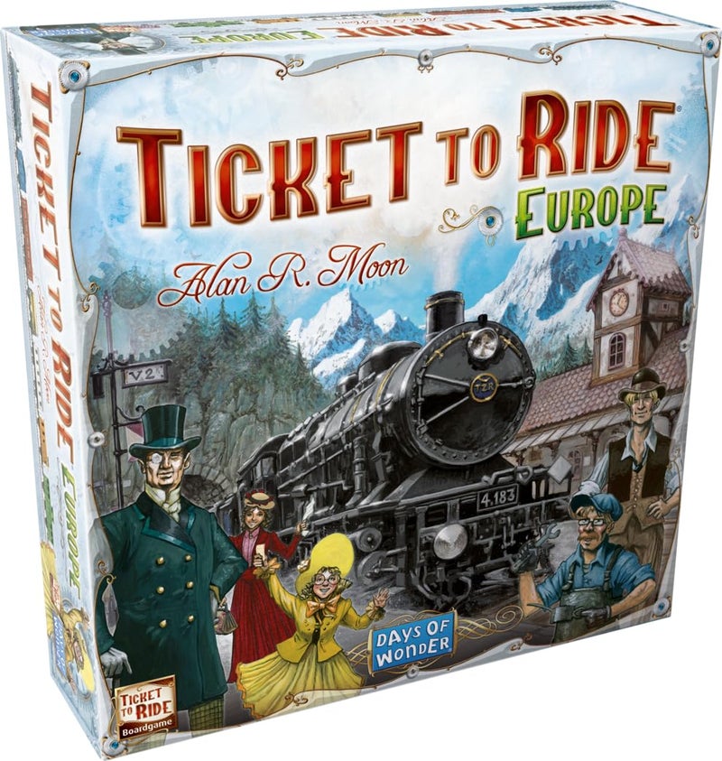 Asmodee Ticket to Ride Europe Board Game - Embark on a Railway Adventure Across The Continent! Fun Family Strategy Game for Kids & Adults, Ages 8+, 2-5 Players, 30-60 Min Playtime - Image 5
