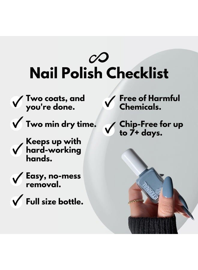 ETERNAL Gray Nail Polish Set for Women (MINIMALIST) - Light Nail Polish Set for Girls - Lasting & Quick Dry Natural Nail Polish Kit for Home DIY Manicure & Pedicure - Made in USA, 13.5mL (Set of 4) - Image 5