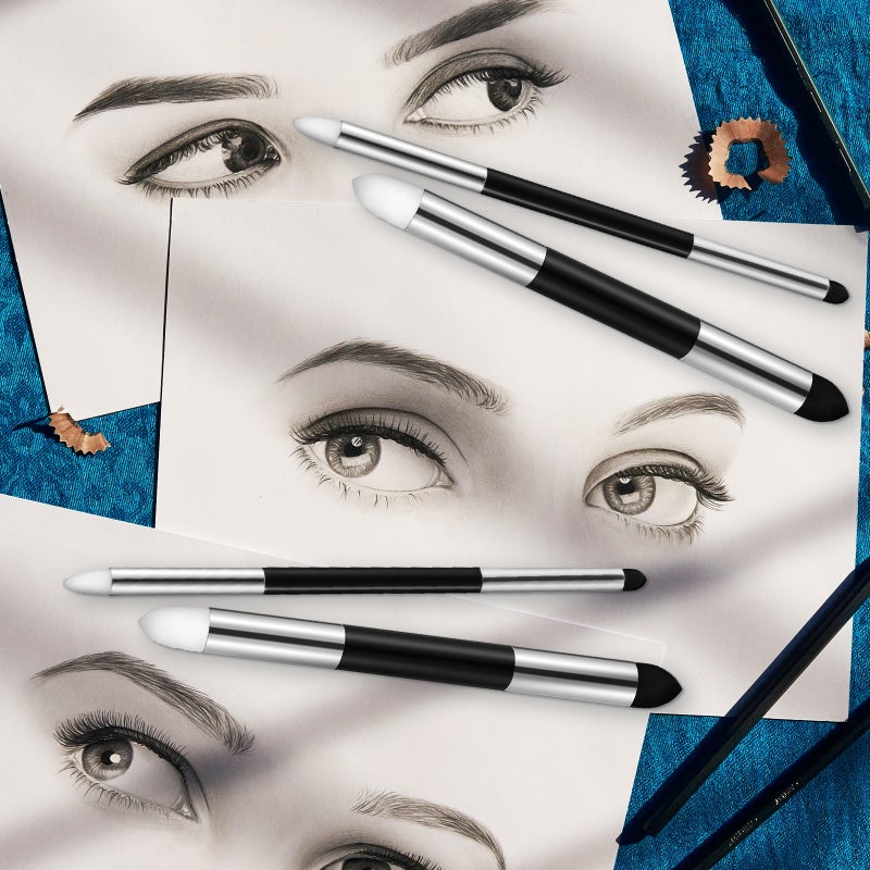 6 PCS مزج الفرشاة ل مزج القلم الإسفنج Pain Paint الإسفنج مزج القلم مزج الجدعة للفصول الدراسية - Image 4