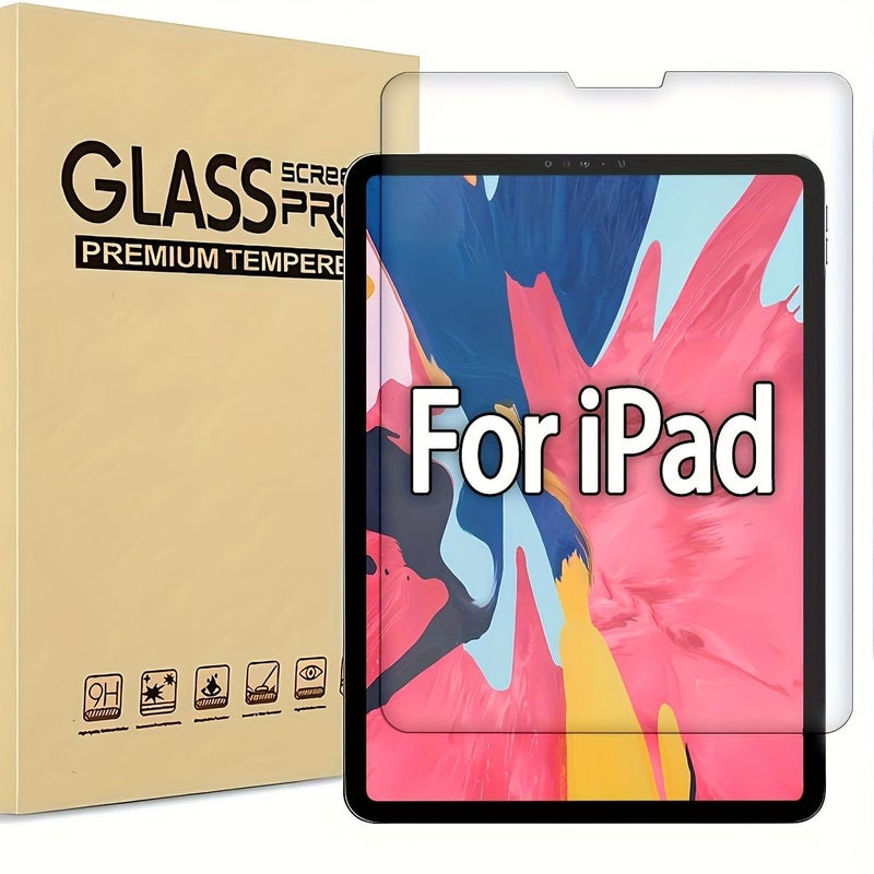 2PCS Tempered Glass Screen Protector For iPad Air 13 Inch HD Clear Bubble Free - Image 1
