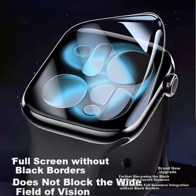 Smorss [2 Pieces] Screen Protector for Apple Watch S11/S10, Full Coverage Ultra-Clear Anti-Drop Tempered Glass Film for IWatch S11, Non-Tempered Glass Film for Apple Watch S11/S10, 42mm - Image 4