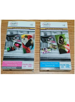 GenPro Inkjet Premium RC Photo Paper - Glossy/Satin, 100 Sheets, 15 x 28 cm, 240 gsm  - Image 2