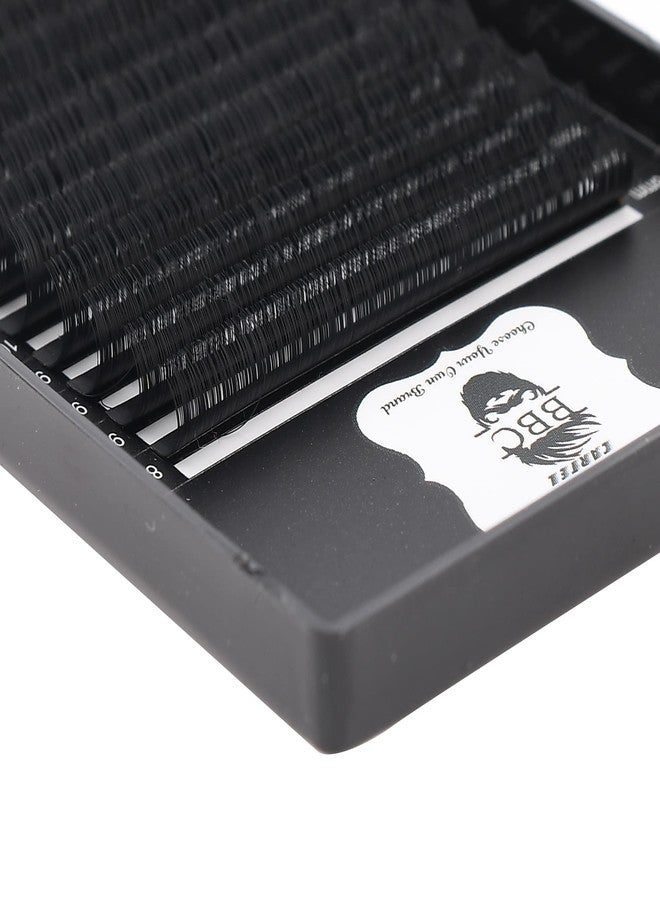 بي بي اس علبة وصلات رموش BBC Volume D-Curl Easy Fan - سمك 0.07 مم، أطوال متنوعة 8-14 مم | علبة 20 صفًا، رموش سوداء شبه دائمة لتركيب رموش كثيفة احترافية - Image 3